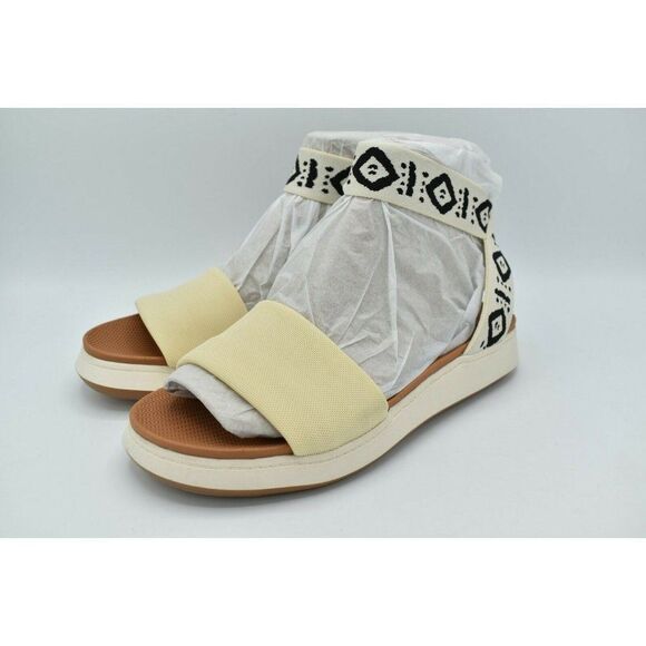 Zodiac Womens Size 9.5 M Cyprus Flatform Birch Multi Tan Brown Gladiator Sandals - Picture 3 of 11